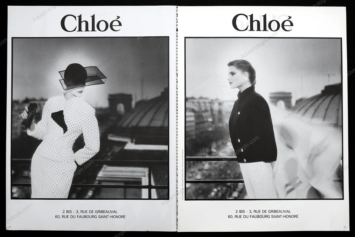 Chloé 1980 14-Page Advertorial - Annette Karlsson, Michel Comte