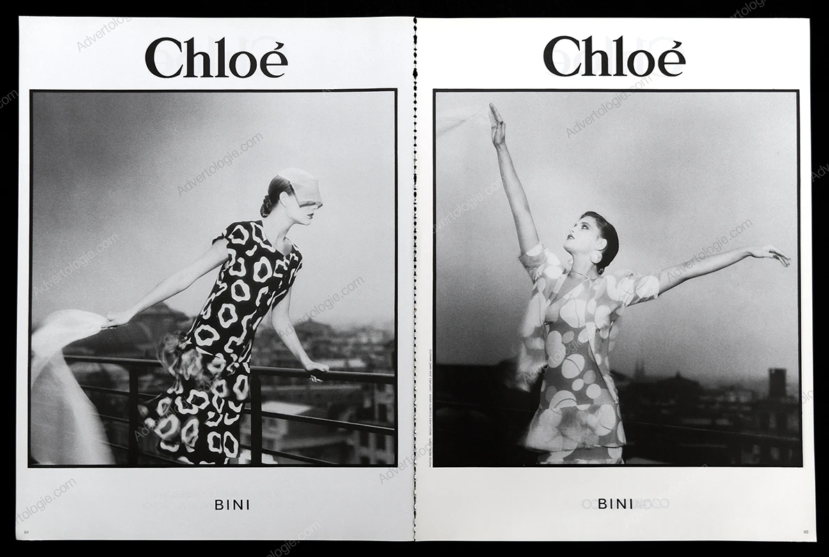 Chloé 1980 14-Page Advertorial - Annette Karlsson, Michel Comte