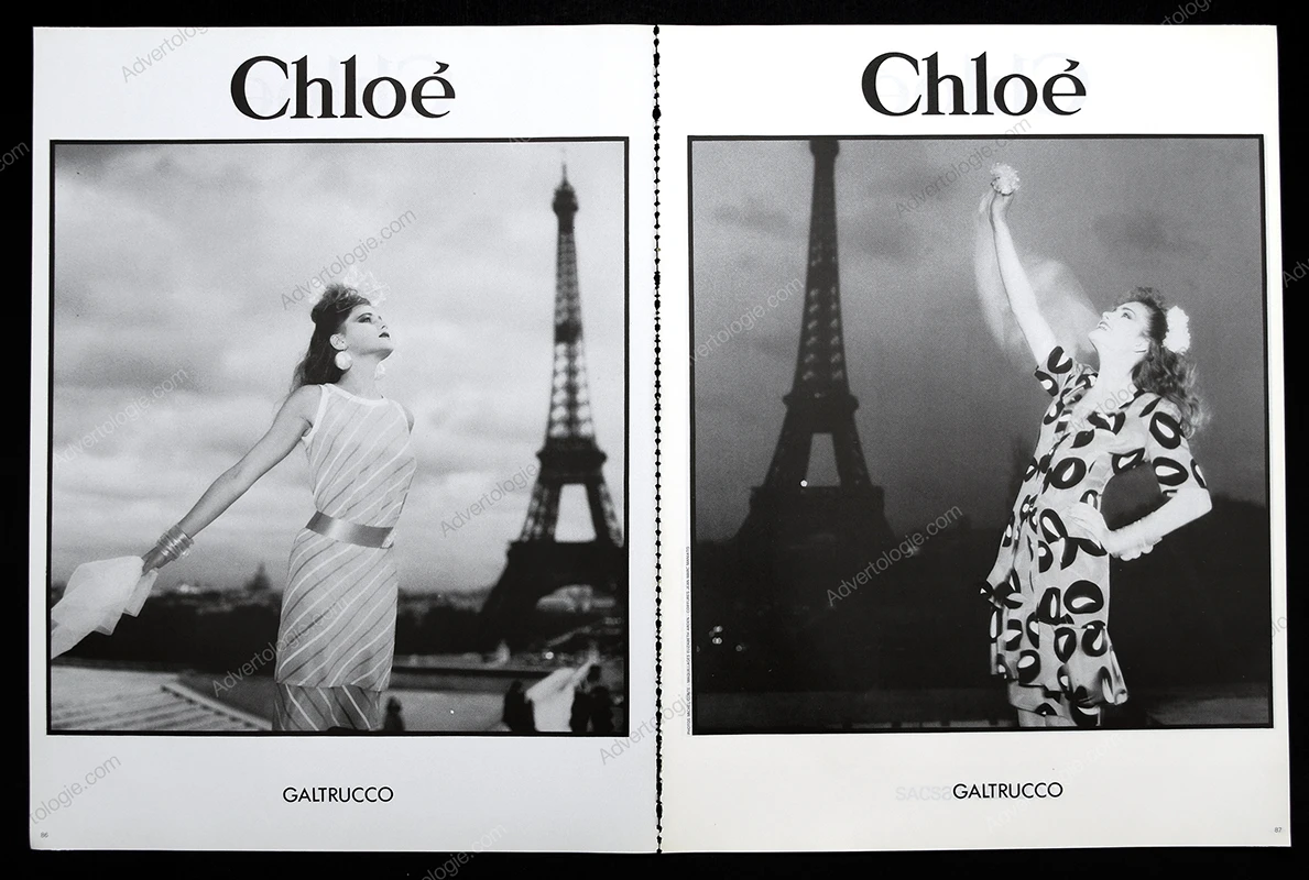 Chloé 1980 14-Page Advertorial - Annette Karlsson, Michel Comte