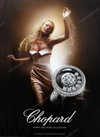 Chopard Jewelry 2006 Print Ad - Happy Solitaire Watch Collection