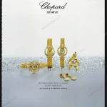 Chopard Jewery & Watches 1987 Print Ad - "Happy Diamonds"