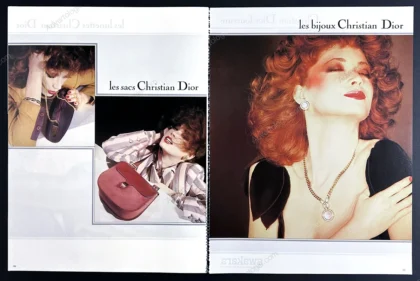 Christian Dior 1986 Advertorial - Tara Shannon, Vibeke Knudsen