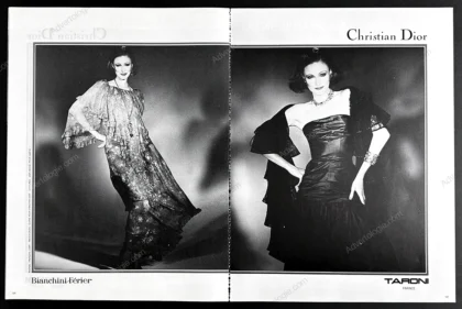 Christian Dior Collection Haute Couture FW 1980-1981 Advertorial