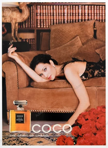 Coco Chanel Perfume 1997 Print Ad - Manon Von Kergan