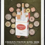Craven "A" Cigarettes 1964 Print Ad