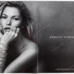 David Yurman Jewelry 2015 Print Ad - Kate Moss, Peter Lindbergh