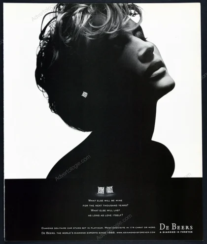 De Beers Diamonds 1999 Print Ad
