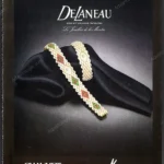 Delaneau Jewelry & Watches 1987 Print Ad