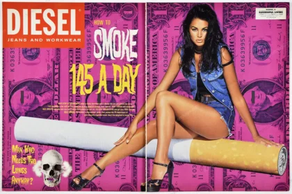 Diesel Clothing 1993 Print Ad - "Successful Living"