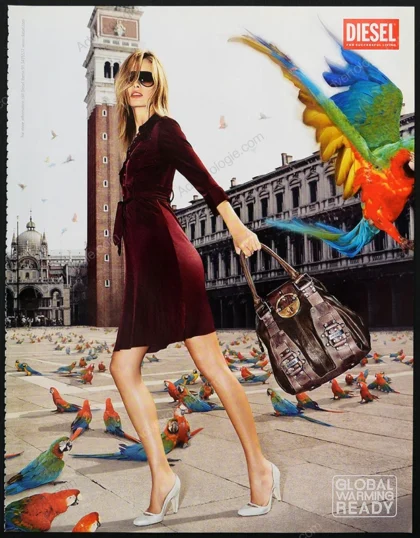 Diesel Clothing 2007 "Global Warming Ready" Print Ad - "Venice"