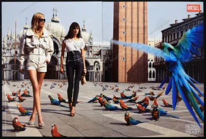 Diesel Clothing 2007 "Global Warming Ready" Print Ad - "Venice"