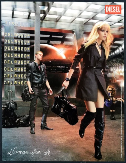 Diesel Clothing 2007 "Human after All" Print Ad - "Breakup"