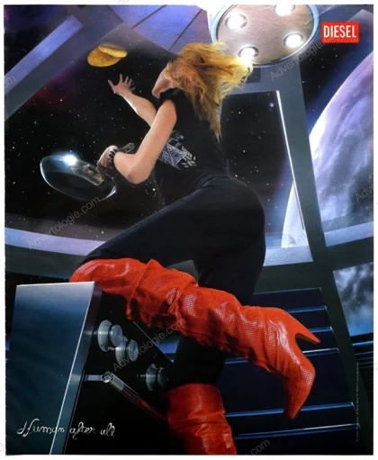 Diesel Clothing 2007 "Human after All" Print Ad - "Kitchen"