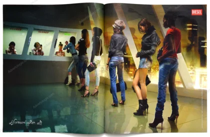 Diesel Clothing 2007 "Human after All" Print Ad - "Line"