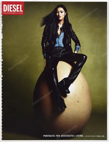 Diesel Clothing 2012 "Portraits for Successful Living" Print Ad - "Egg"