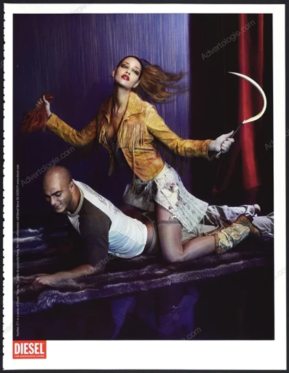 Diesel Clothing 2005 Print Ad - "Scalp"