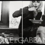 Dolce & Gabbana 2010 "Pasta" Print Ad - Madonna