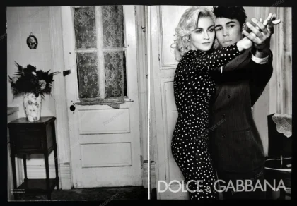 Dolce & Gabbana 2010 "Dance" Print Ad - Madonna