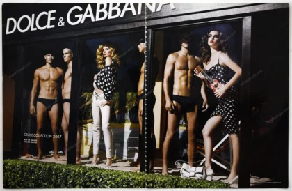 Dolce & Gabbana Cruise Collection 2007 Print Ad - "Mannequins"