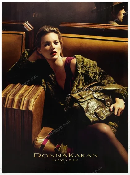 Donna Karan 2008 Print Ad - Kate Moss
