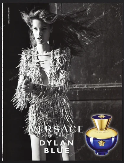 Dylan Blue de Versace Perfume 2019 Print Ad - Bruce Weber