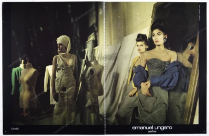 Emanuel Ungaro 1986 10-Page Advertorial - Deborah Turbeville