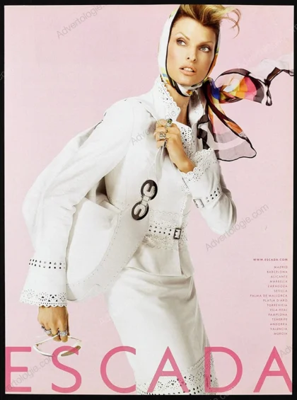 Escada 2006 Print Ad - Linda Evangelista