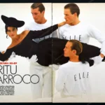 "Espíritu Barroco" 1988 Elle Spain Editorial - Monica Bellucci, Claudia Schiffer, Roberta Chirko
