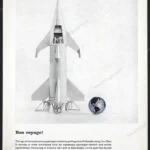 Esso Gasoline 1963 Print Ad - "Bon voyage!"