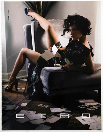 Etro 2006 Print Ad - Milla Jovovich, Stéphane Sednaoui