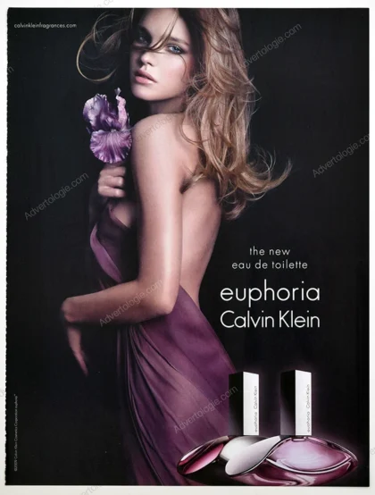 Euphoria Calvin Klein Perfume 2010 Print Ad - Barbara Palvin
