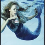 Evian Water 2000 Print Ad - "Mermaid"