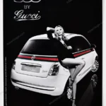 Fiat 500 by Gucci 2012 Print Ad - Natasha Poly