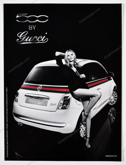 Fiat 500 by Gucci 2012 Print Ad - Natasha Poly
