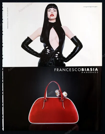 Francesco Biasia Handbags 2001 Print Ad - "Vampire"