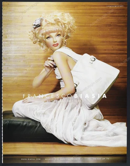 Francesco Biasia Handbags 2005 Print Ad - "Not Toys"