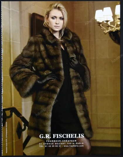 G.R. Fischelis Furs 2009 Print Ad