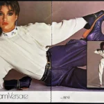 Gianni Versace 1980 3-Page Print Ad - Janice Dickinson, Kim Alexis