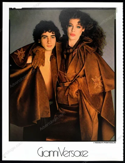 Gianni Versace 1981 3-Page Print Ad - Kelly LeBrock