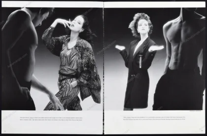 Gianni Versace 1986 "Un Luxe Sincère" Advertorial - Dominique Issermann