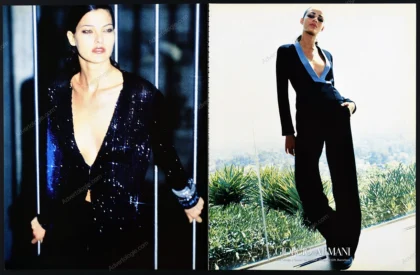 Giorgio Armani 1999 Print Ad - Ellen von Unwerth