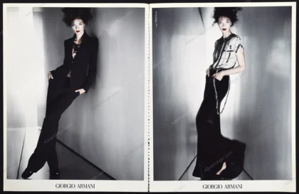 Giorgio Armani 2013 Print Ad - Mariacarla Boscono