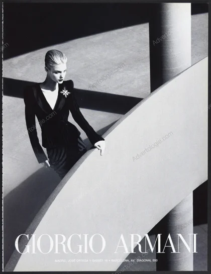 Giorgio Armani Fall 2006 Print Ad - Jessica Stam