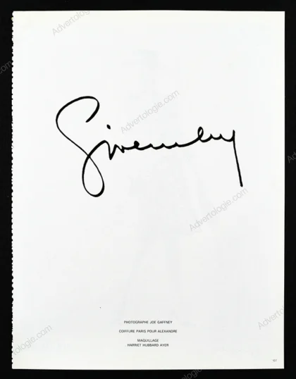 Givenchy 1980 5-Page Advertorial - Mounia Orosemane
