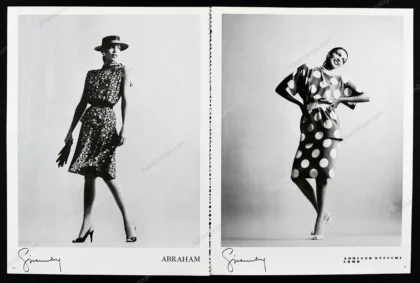 Givenchy 1980 5-Page Advertorial - Mounia Orosemane