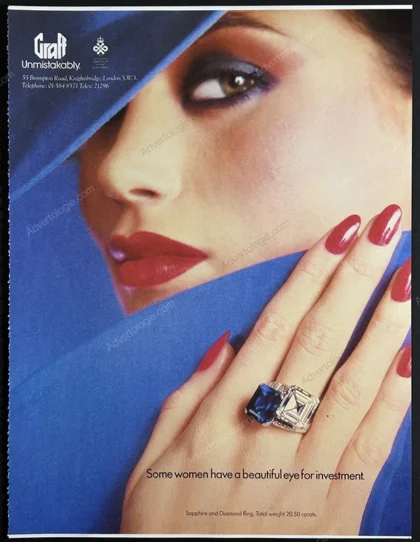 Graff Diamonds 1980 Print Ad