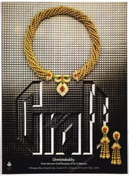 Graff Jewelry 1981 Print Ad