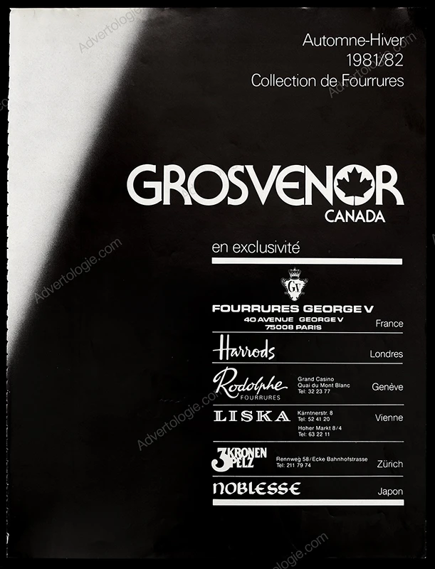 Grosvenor Canada Furs FW 1981-1982 28-Page Advertorial - Deborah Harris - Image 2