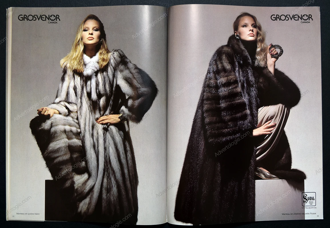 Grosvenor Canada Furs FW 1981-1982 28-Page Advertorial - Deborah Harris