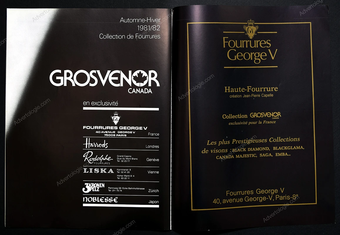 Grosvenor Canada Furs FW 1981-1982 28-Page Advertorial - Deborah Harris